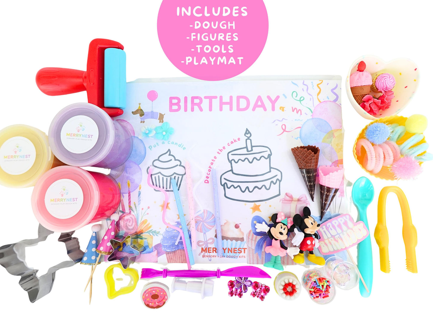 Birthday Playdough Sensory XL Kit