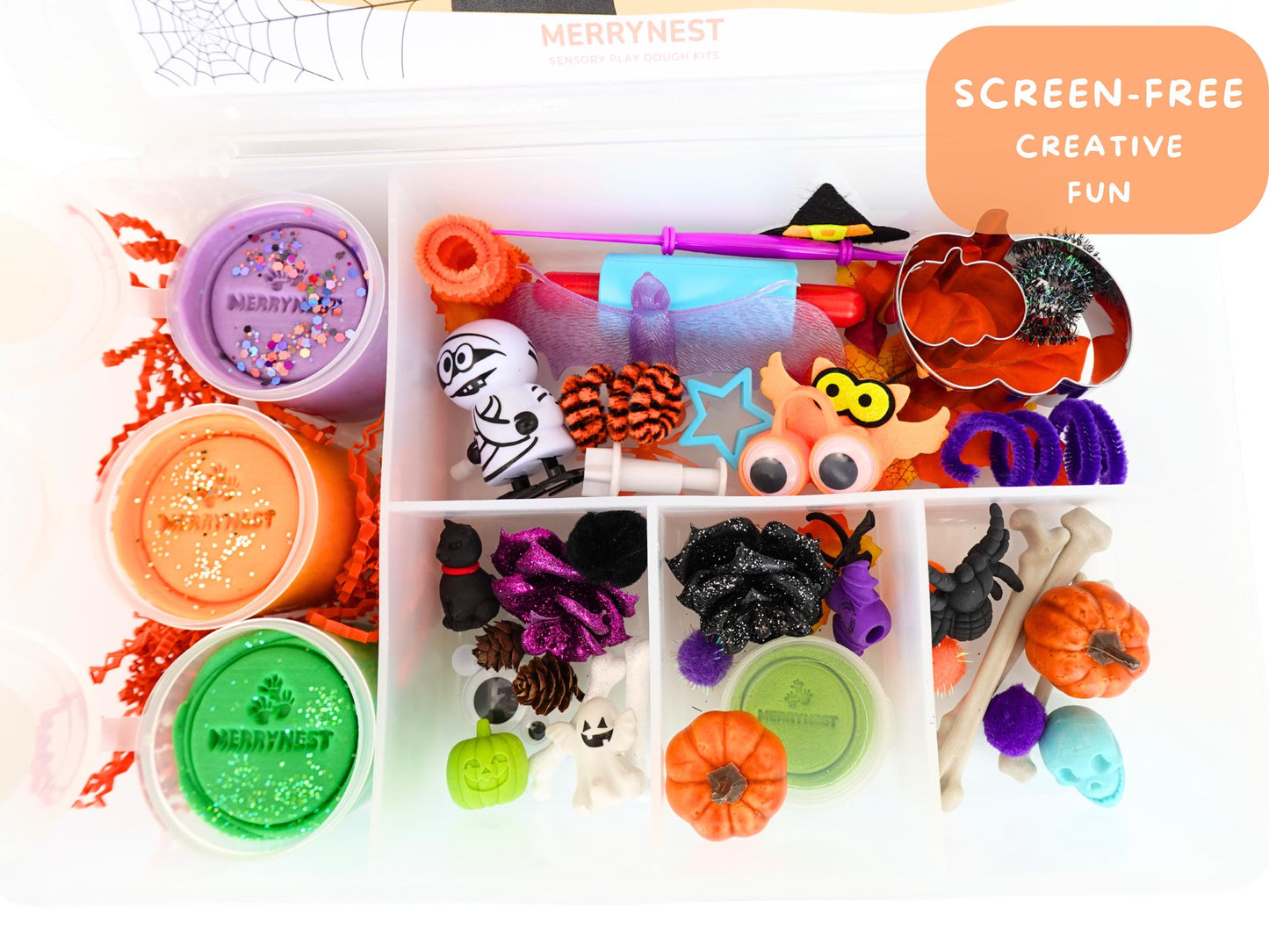 Halloween Boo Playdough Sensory XL Kit