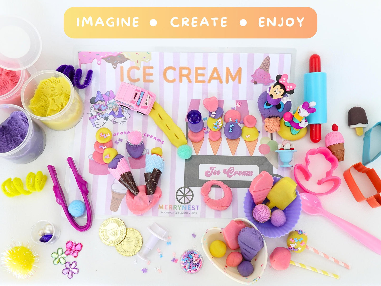 Ice Cream Playdough Sensory XL Kit