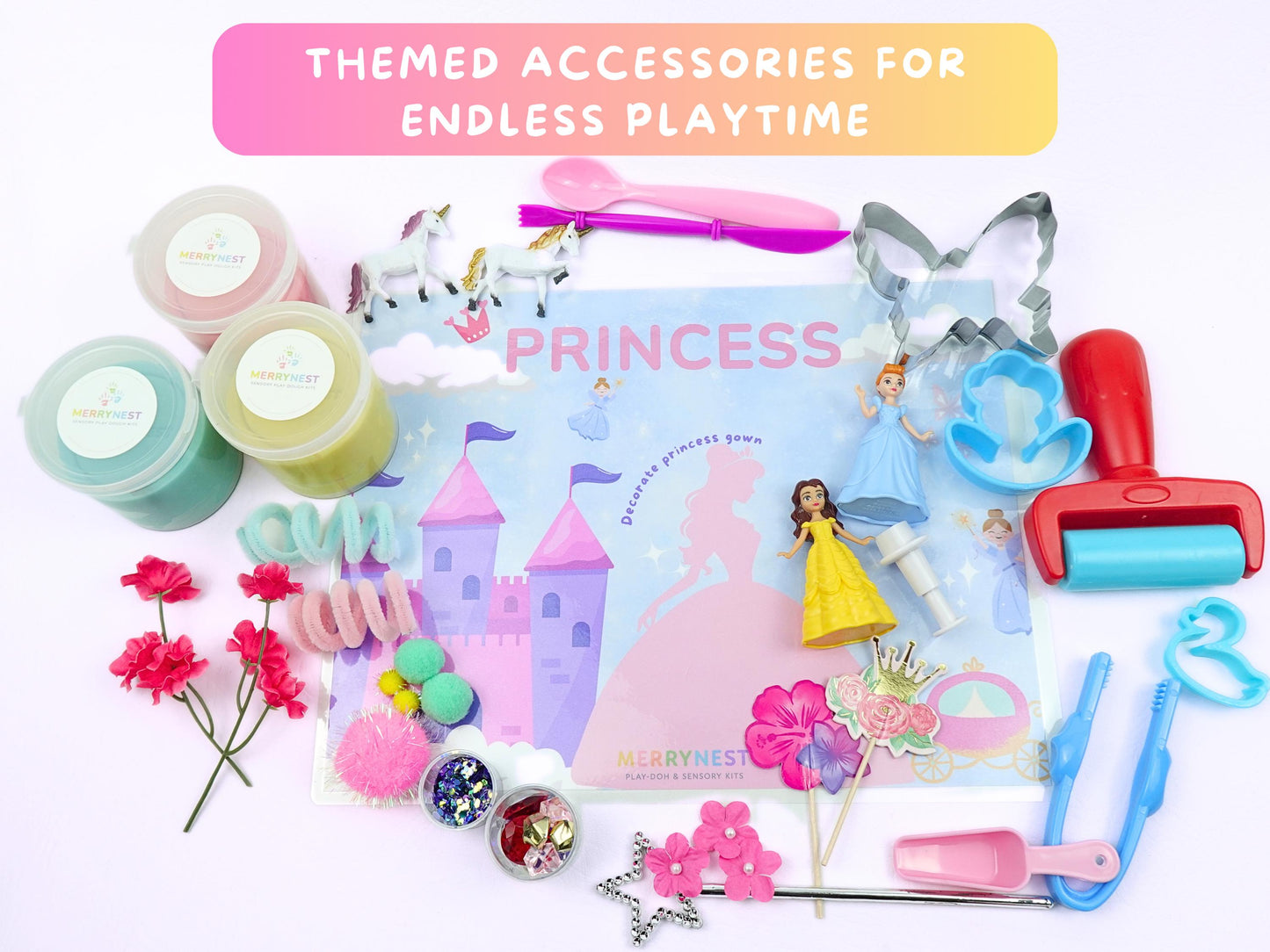 Princess Playdough Sensory XL Kit