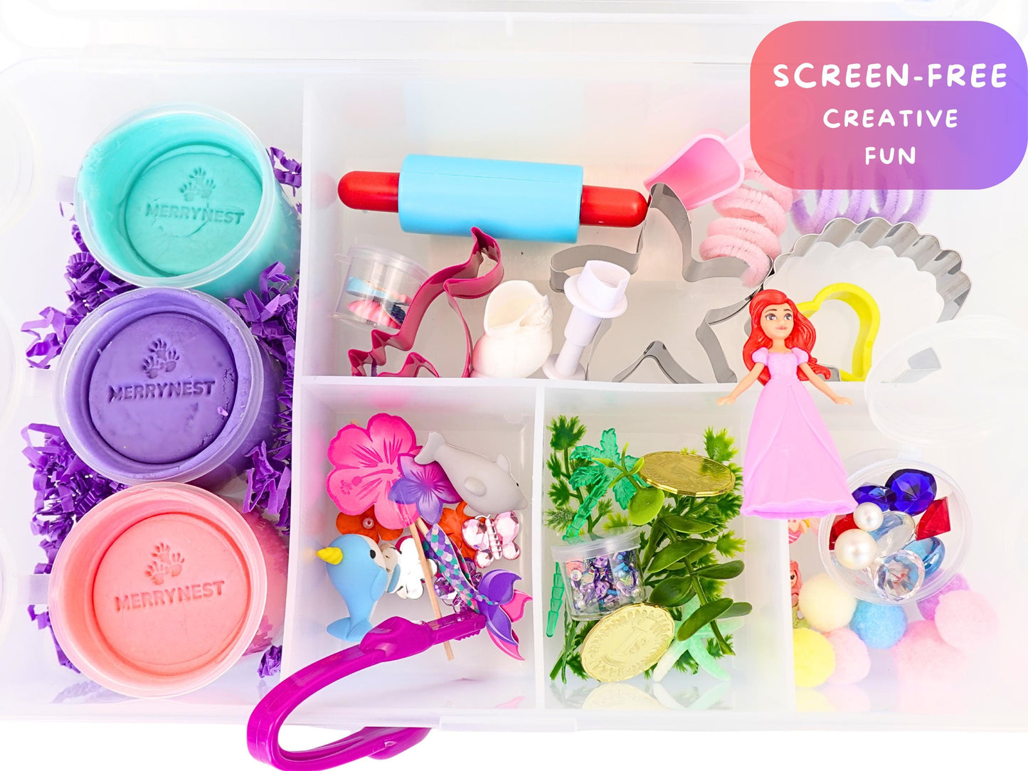 Mermaid Playdough Sensory XL Kit