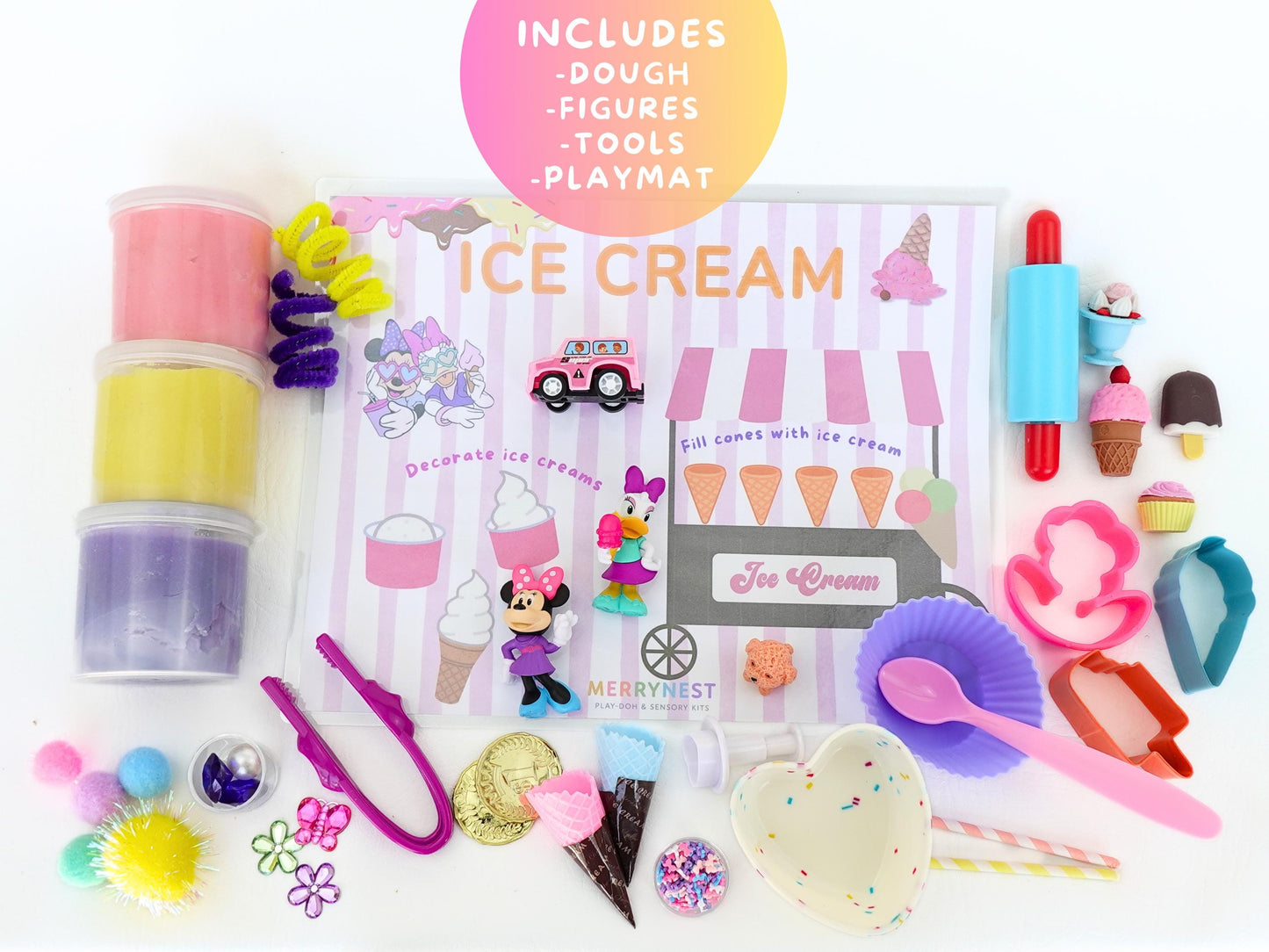 Ice Cream Playdough Sensory XL Kit