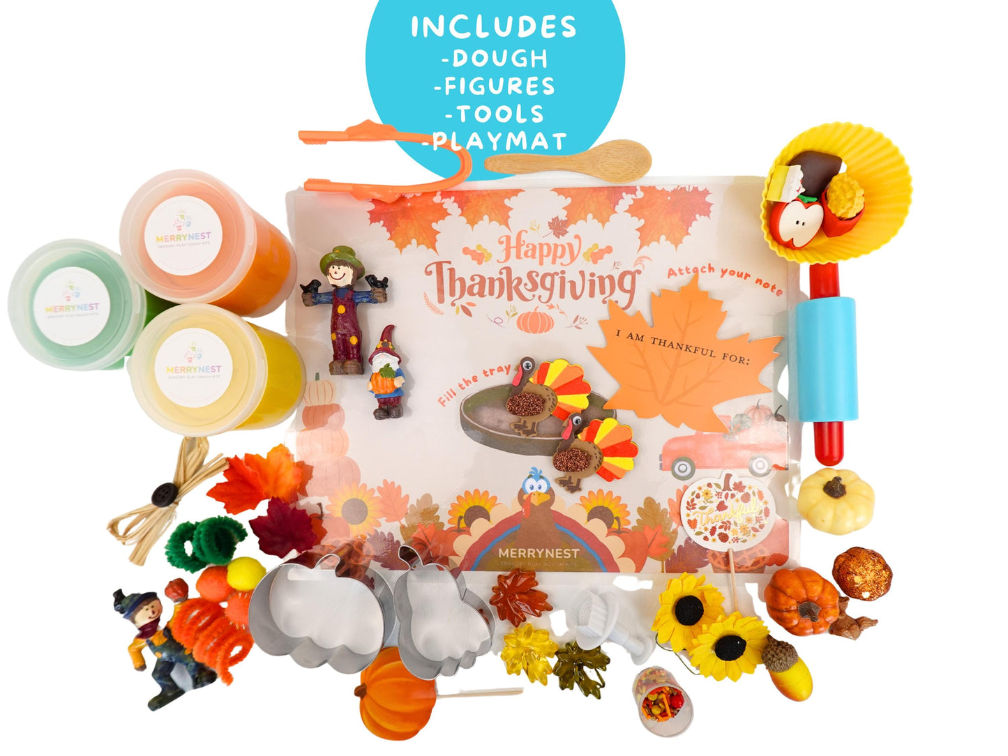 Thanksgiving Playdough Sensory XL Kit