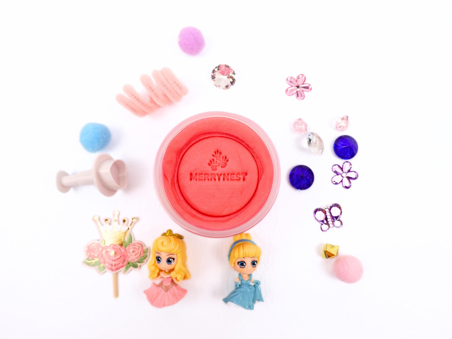 Princess Play Dough To Go Jar