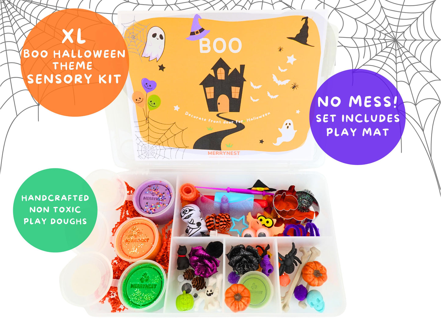 Halloween Boo Playdough Sensory XL Kit