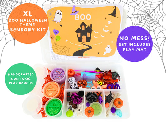 Halloween Boo Playdough Sensory XL Kit