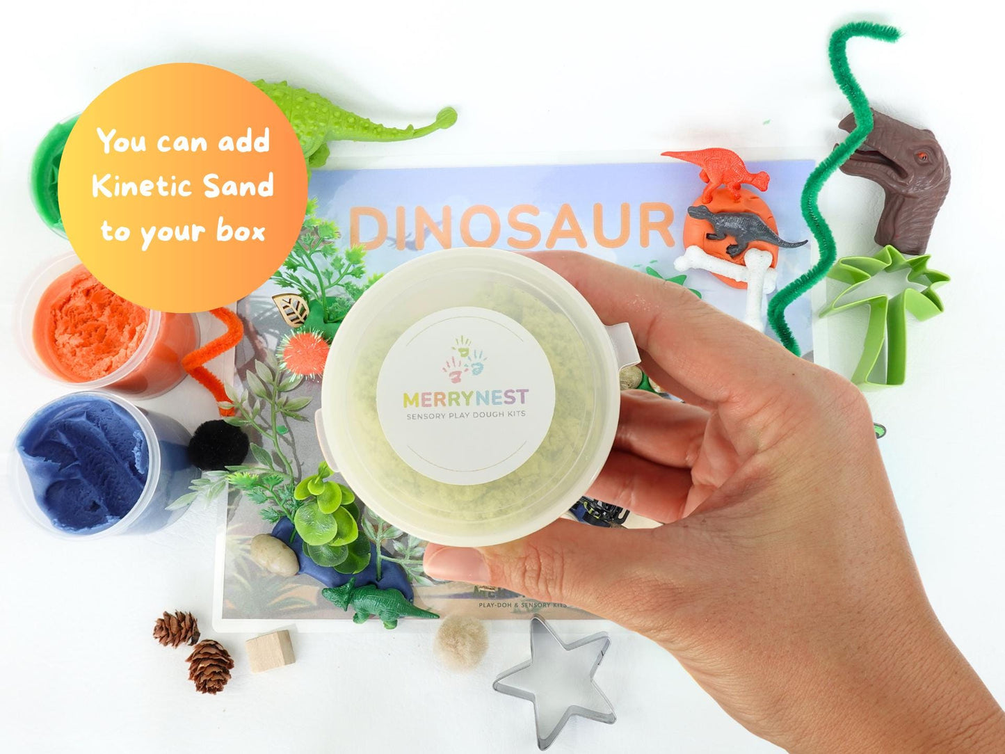 Dinosaur Playdough Sensory XL Kit