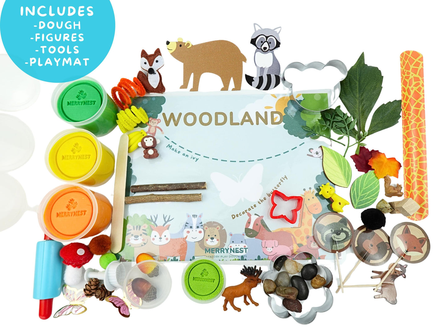 Woodland Playdough Sensory XL Kit