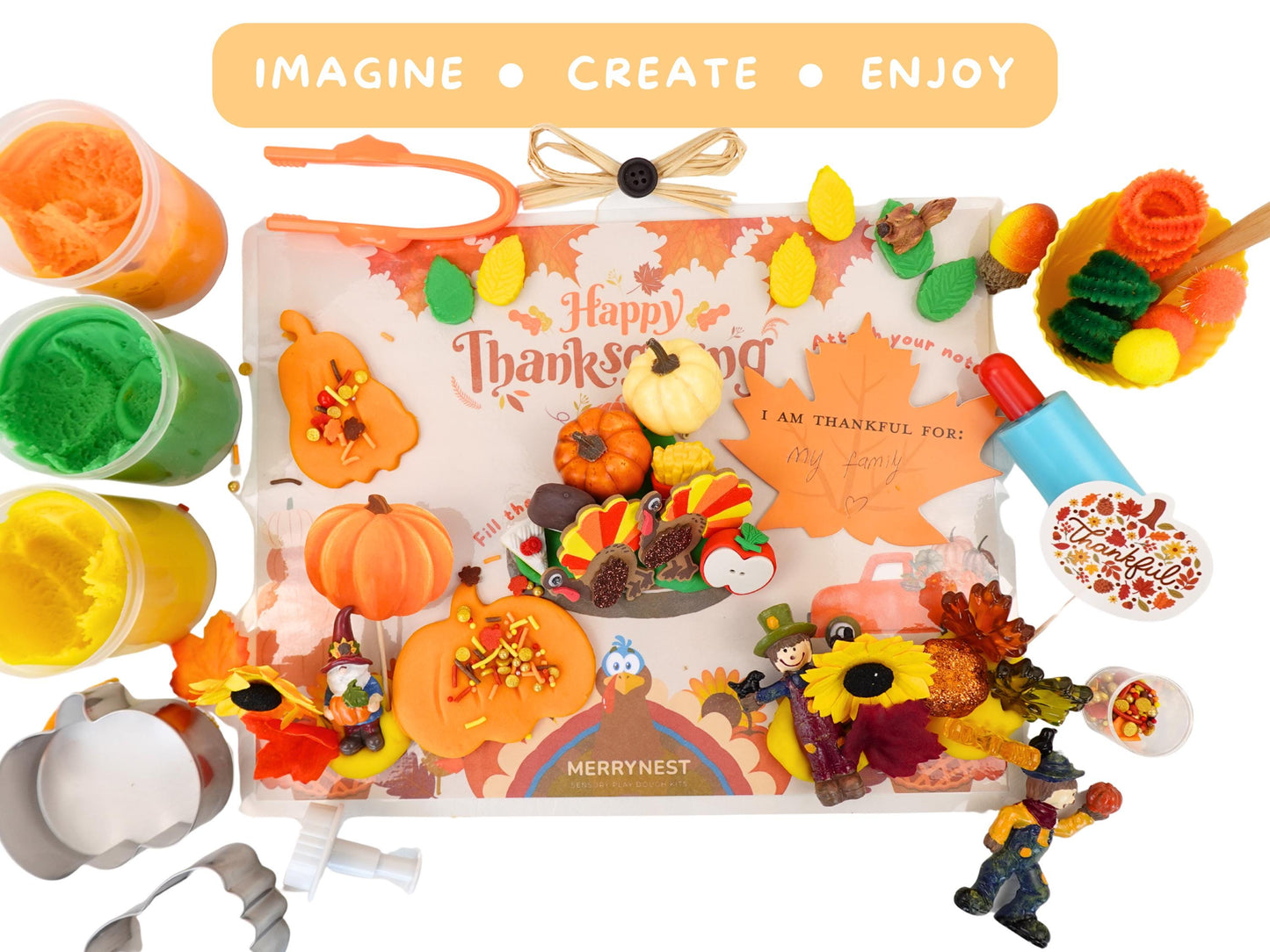 Thanksgiving Playdough Sensory XL Kit