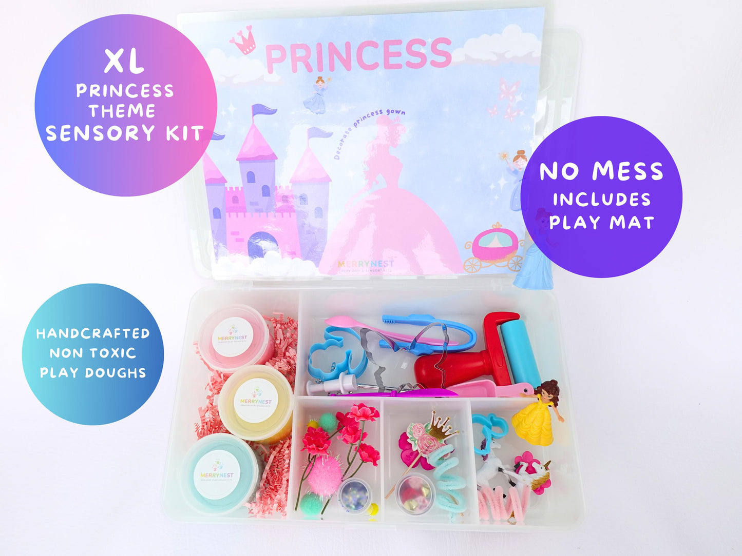 Princess Playdough Sensory XL Kit