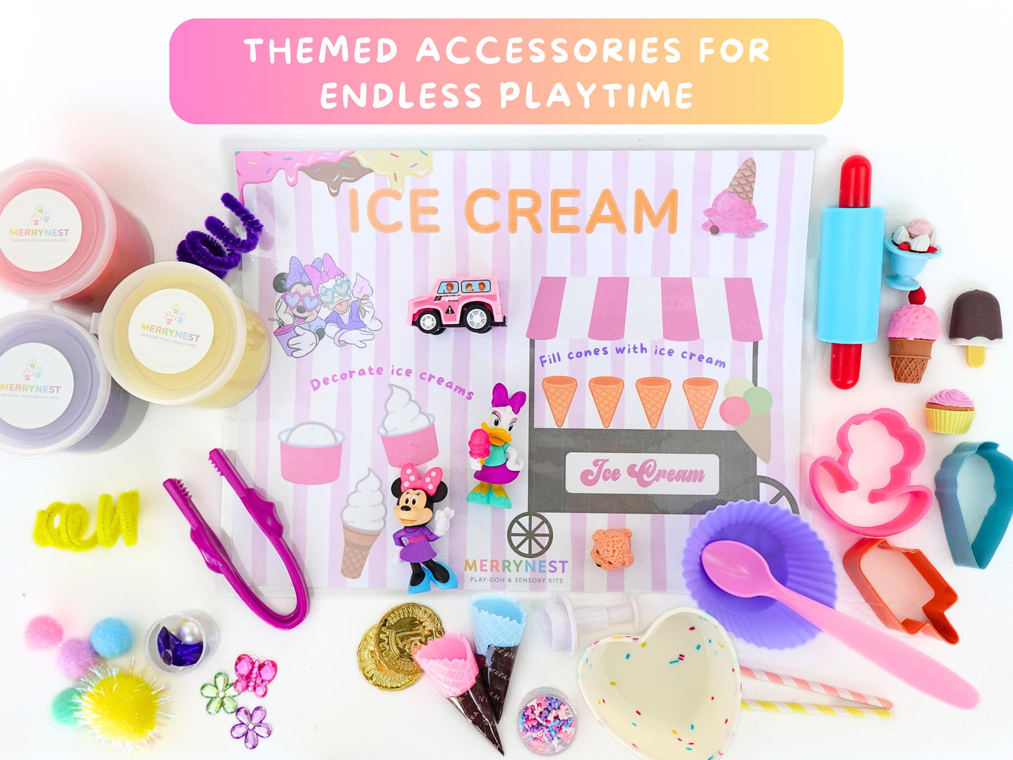 Ice Cream Playdough Sensory XL Kit