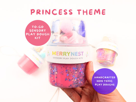 Princess Play Dough To Go Jar