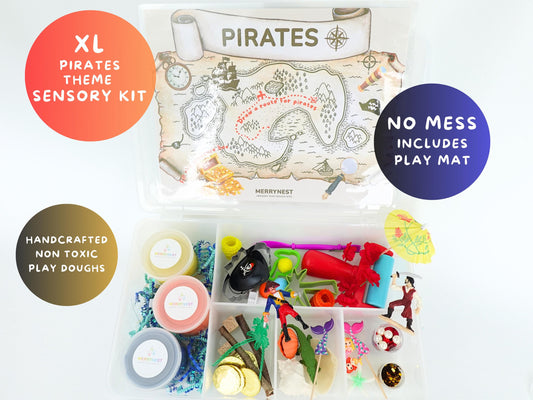 Pirate Playdough Sensory XL Kit