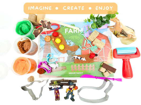 Farm Animals Playdough Sensory XL Kit