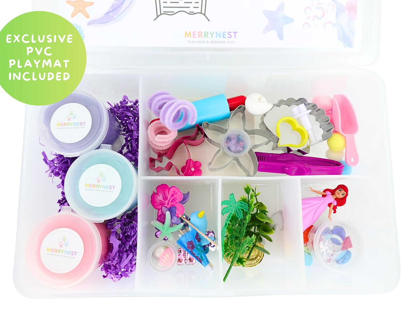 Mermaid Playdough Sensory XL Kit